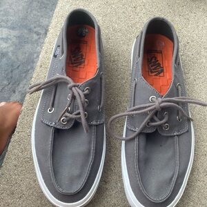 Bran new Gray Vans slip on shoes